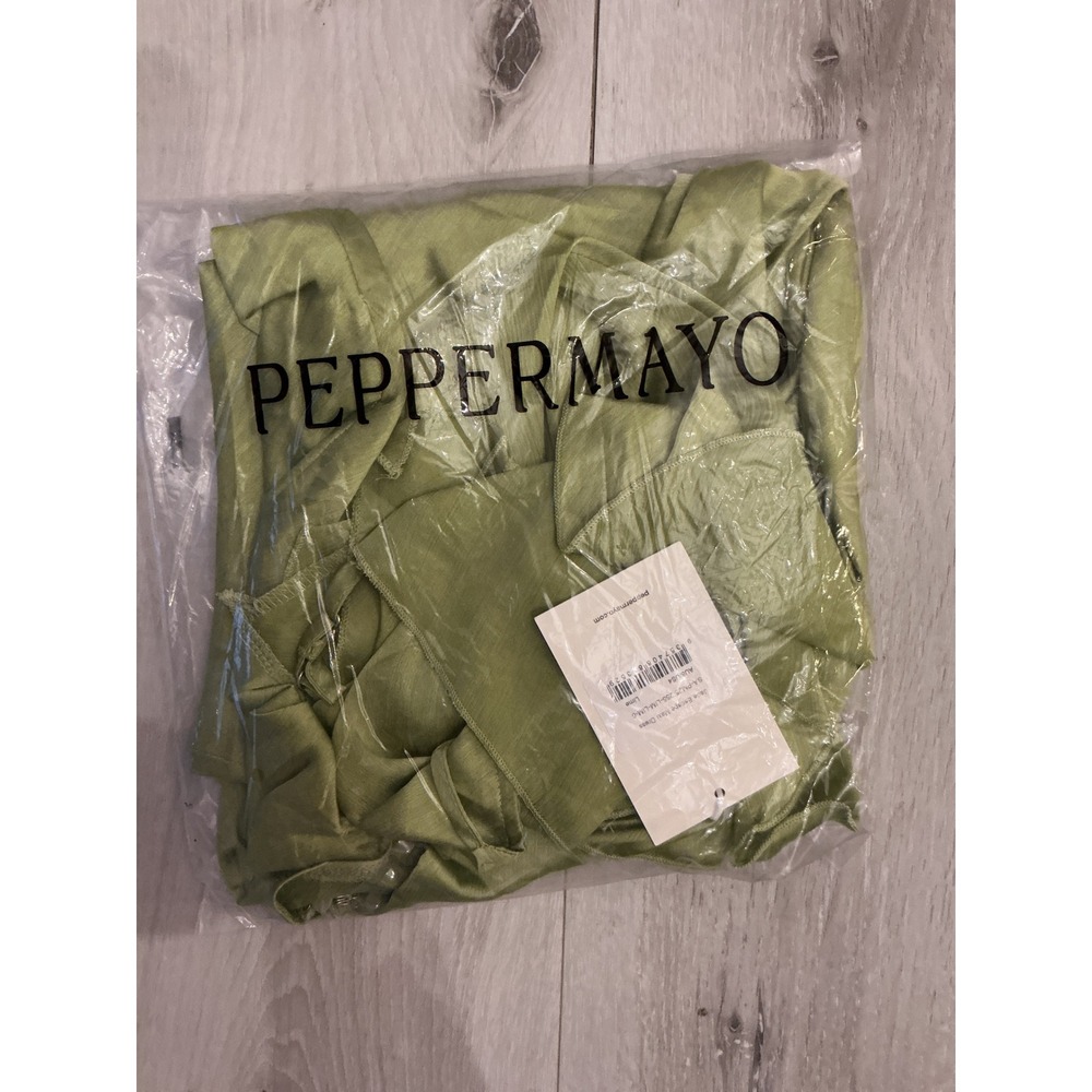 Peppermayo Jade Escape Maxi Dress Lime Green Size 4 New With Tags‎ - Picture 6 of 6